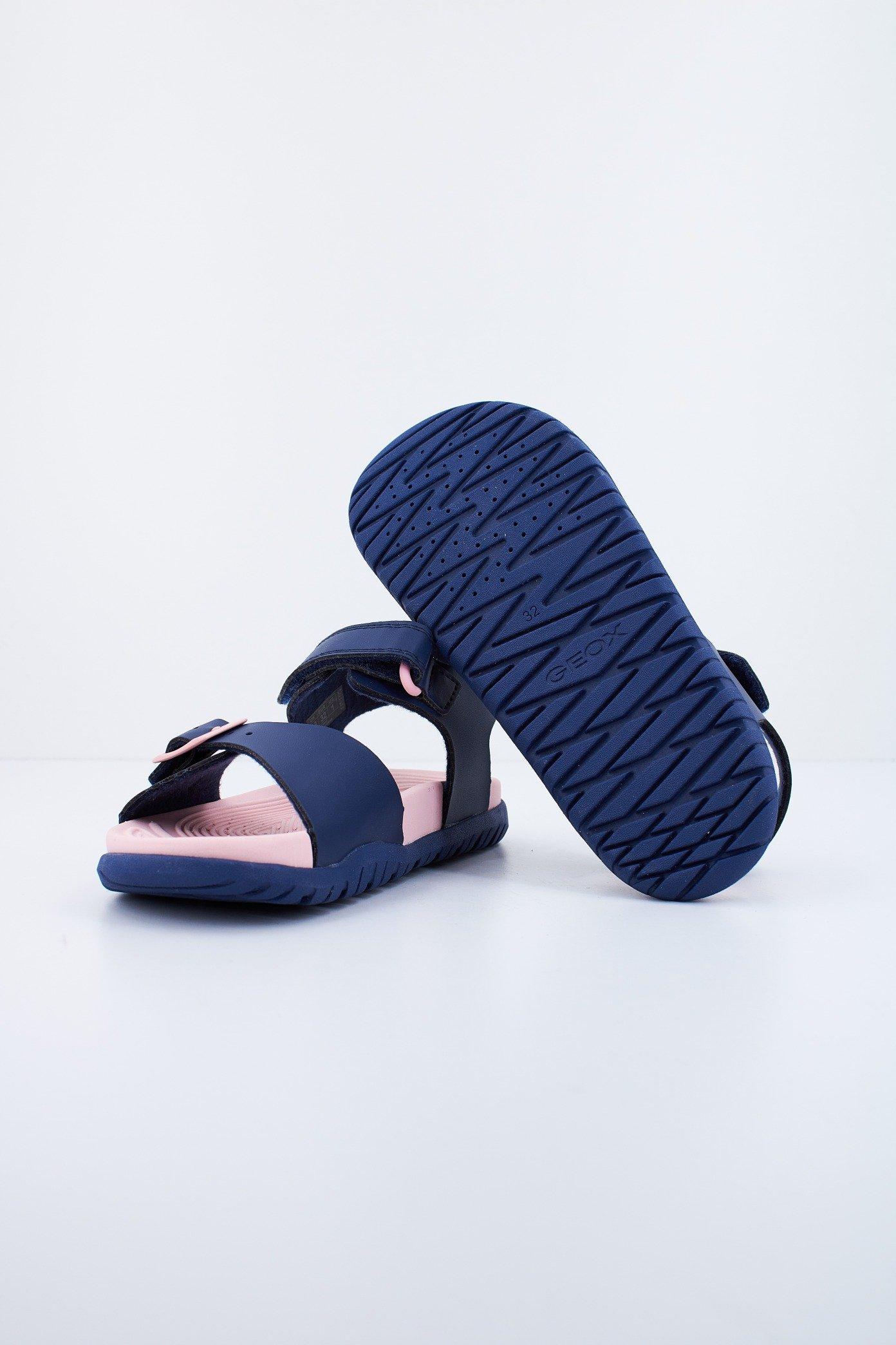 GEOX J SANDAL FUSBETTO GI en color AZUL  (4)