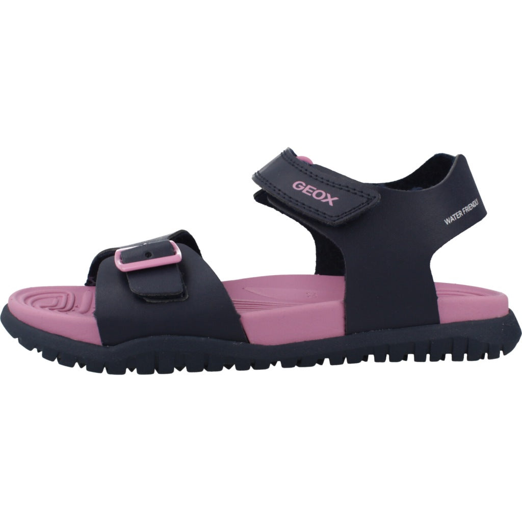 GEOX J SANDAL FUSBETTO GI en color AZUL  (2)