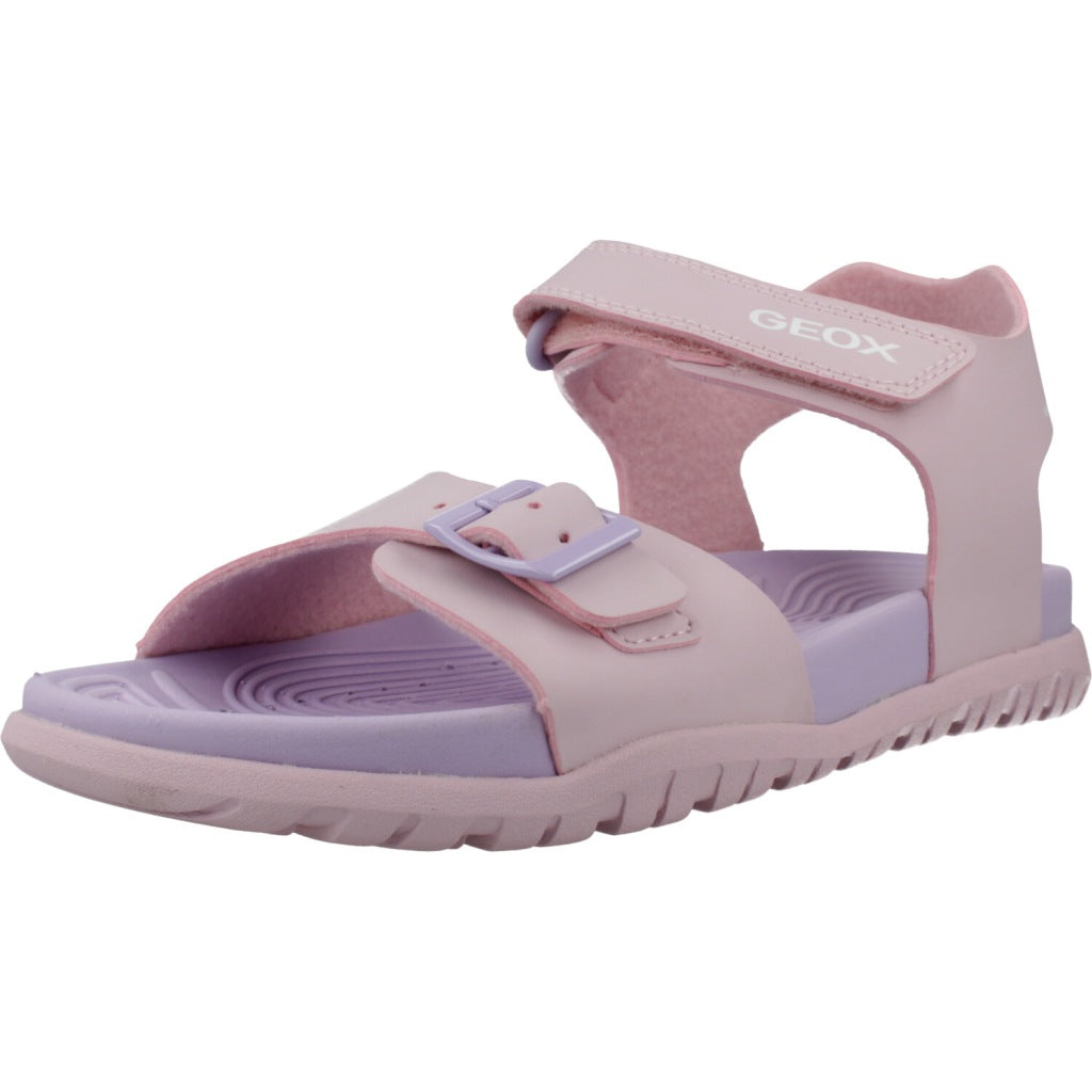 GEOX J SANDAL FUSBETTO GI en color ROSA  (1)