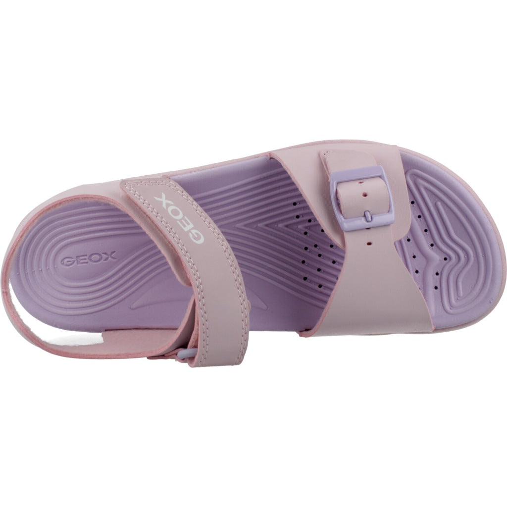 GEOX J SANDAL FUSBETTO GI en color ROSA  (7)