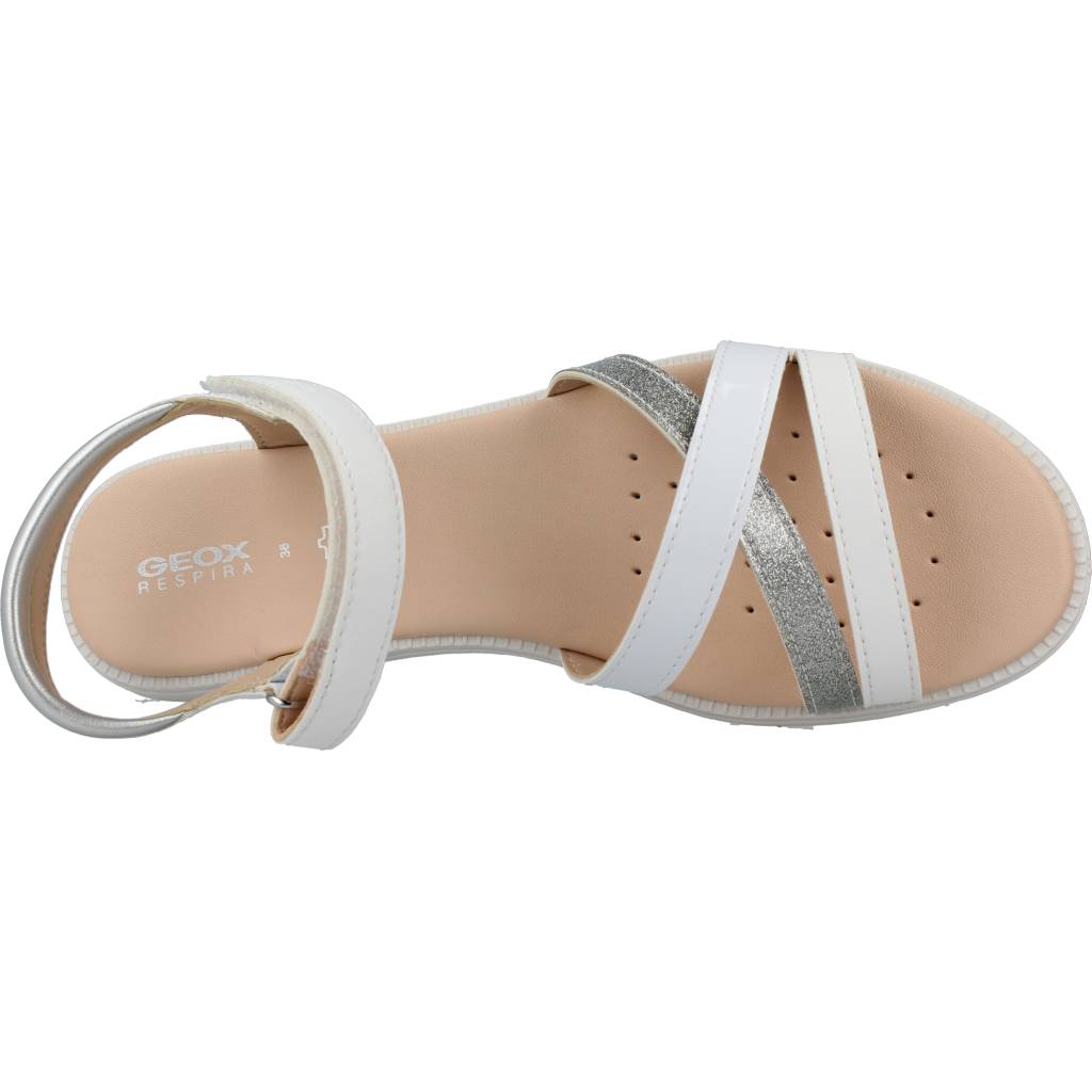 GEOX  J SANDAL KARLY GIRL en color BLANCO  (7)