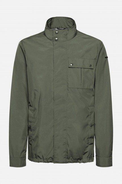 GEOX M PONZA SHORT JACKET en color VERDE  (1)