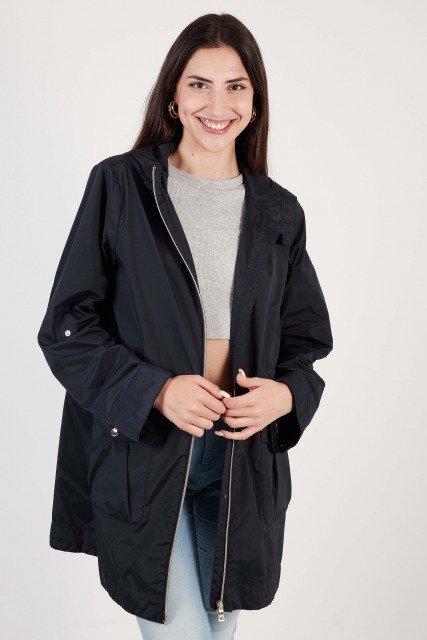 GEOX W DANDRA PARKA en color AZUL  (1)