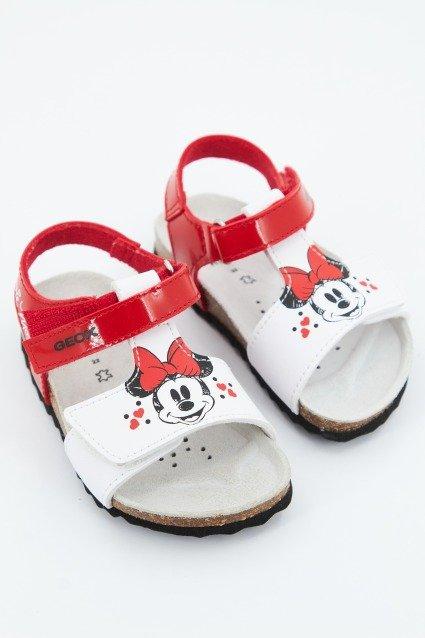 GEOX B SANDAL CHALKI GIRL en color ROJO  (1)