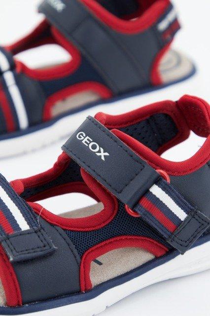 GEOX J SANDAL MARATEA BOY en color AZUL  (2)