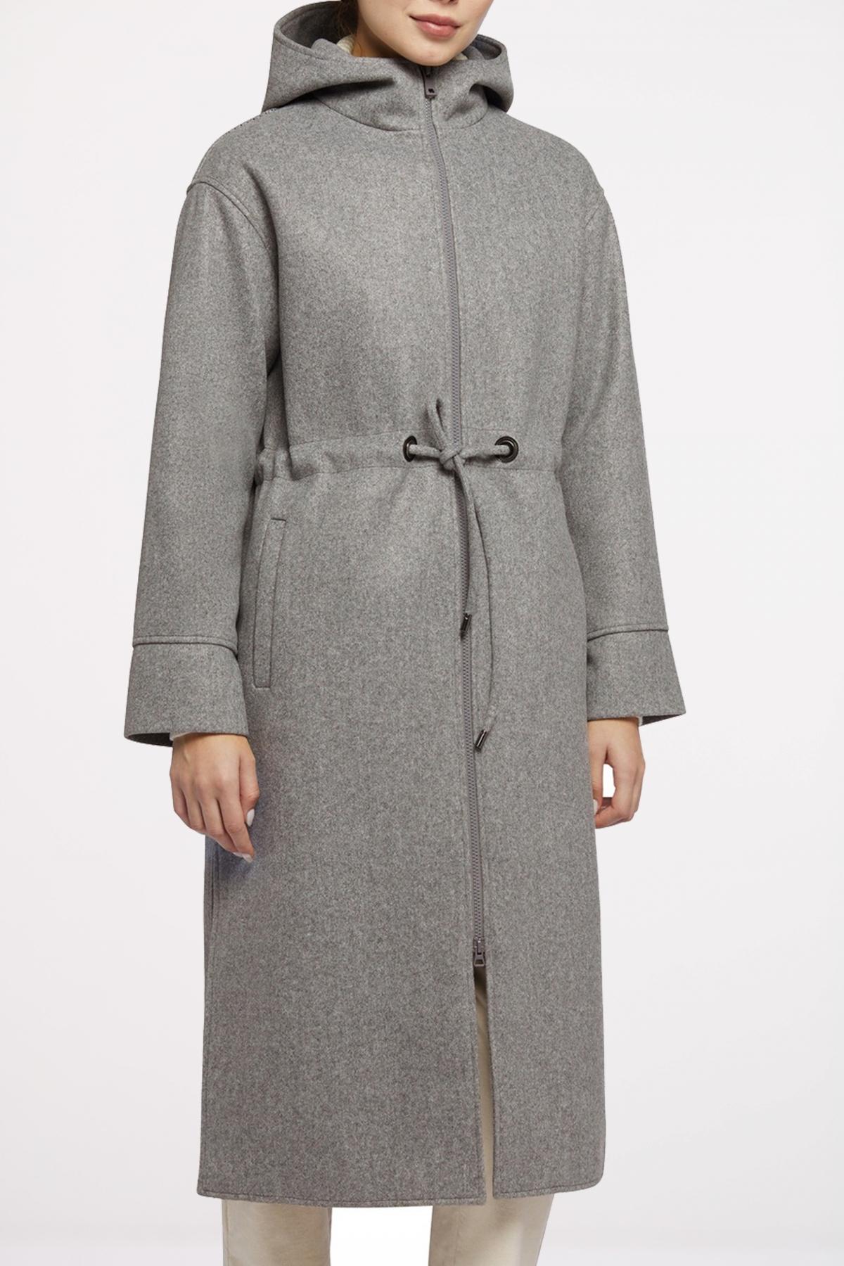 GEOX W DORALEA LONG COAT en color GRIS  (1)