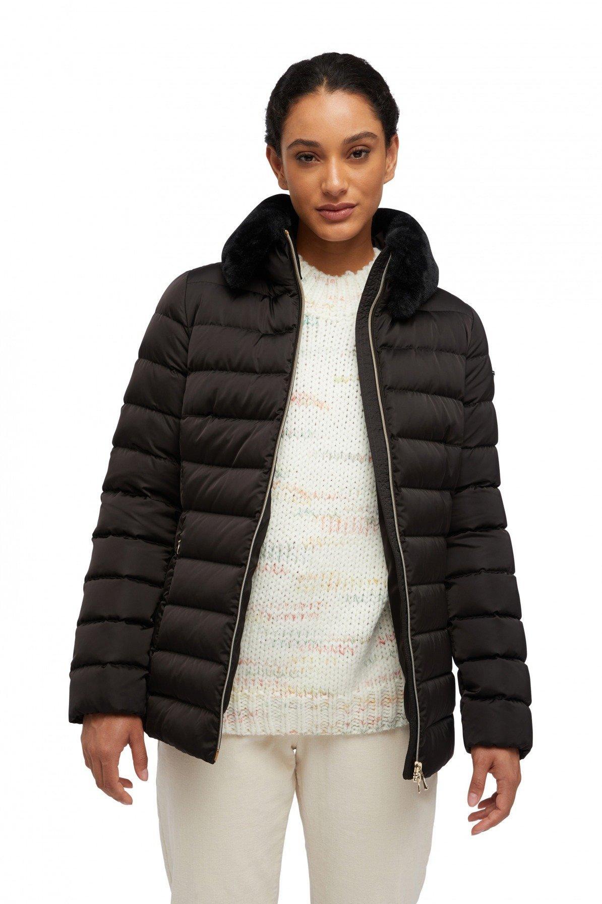 GEOX W BETTANIE MID JKT en color NEGRO  (3)