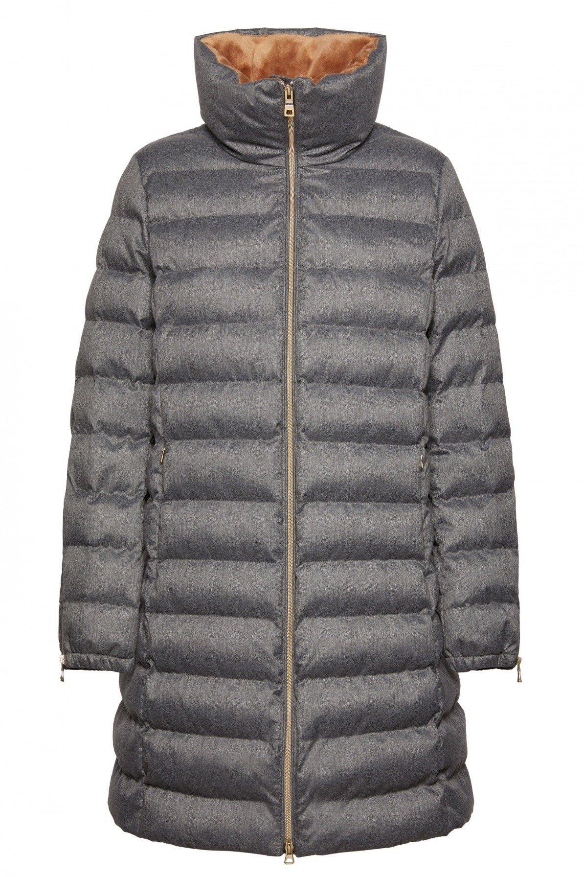 GEOX W ILDE PARKA FLANPRINTED en color GRIS  (2)