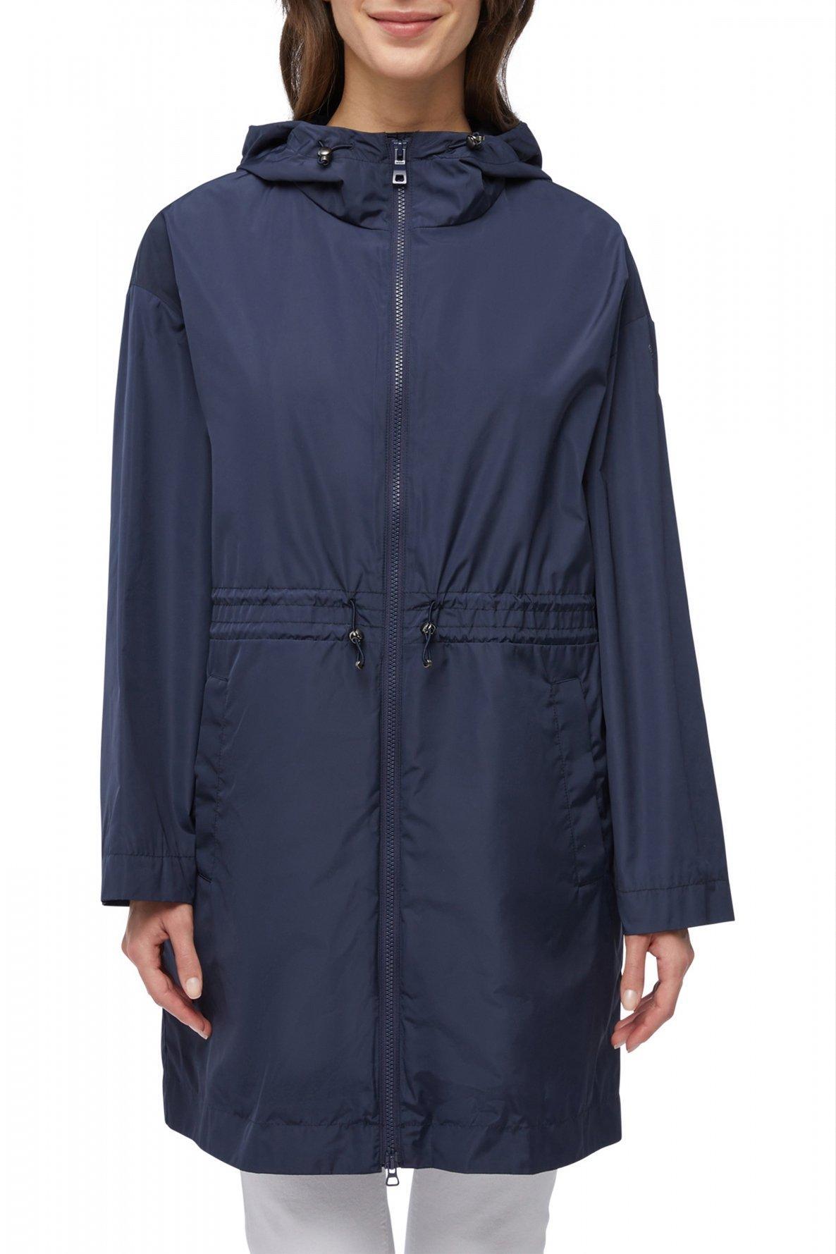 GEOX W BULMYA LONG PARKA en color AZUL  (1)
