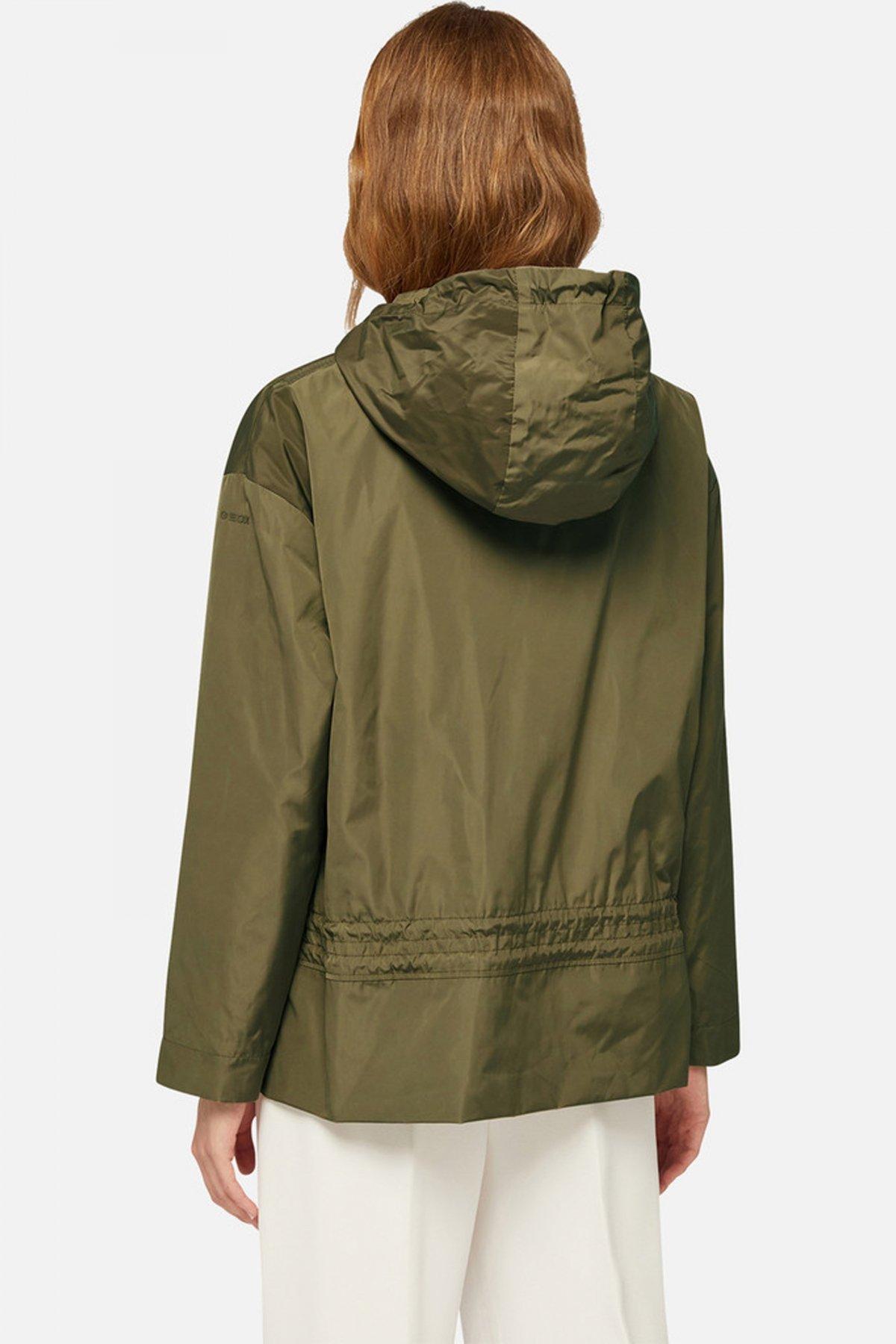 GEOX W BULMYA PARKA en color VERDE  (3)