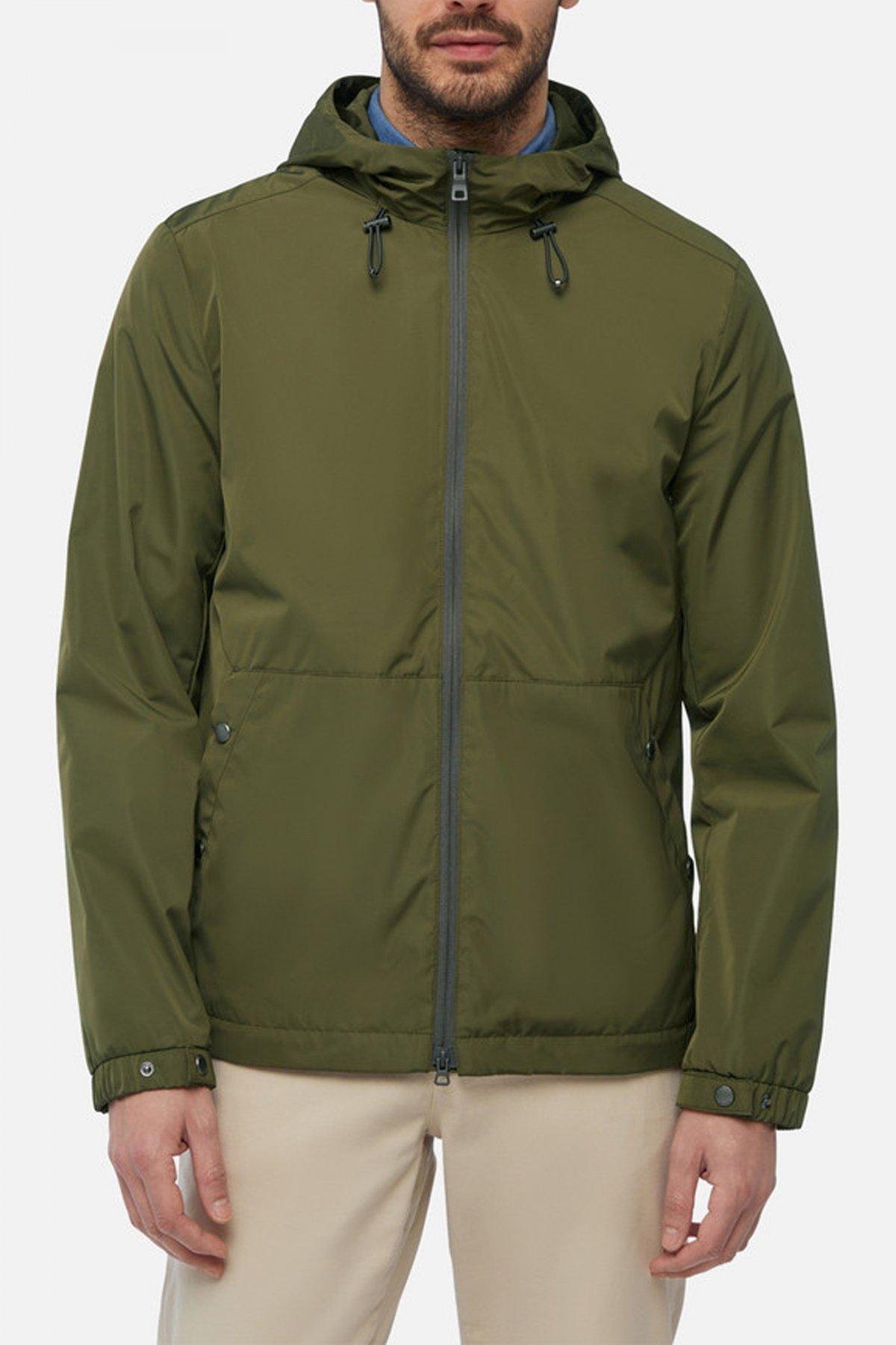 GEOX M LEITAN MID PARKA en color VERDE  (1)