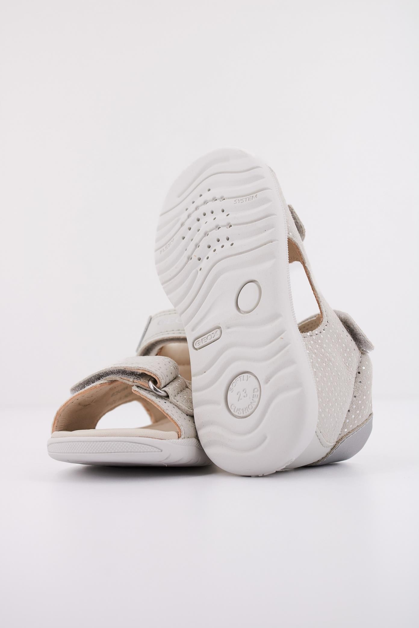 GEOX B SANDAL MACCHIA GIR en color BLANCO  (5)