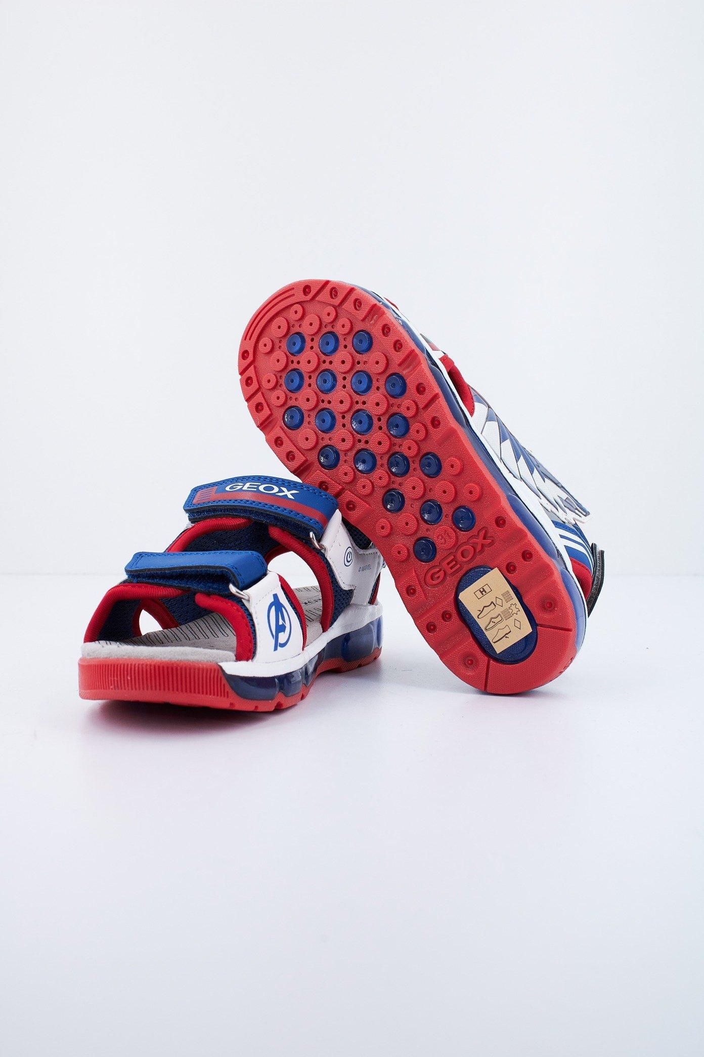 GEOX J SANDAL ANDROID BOY en color AZUL  (4)
