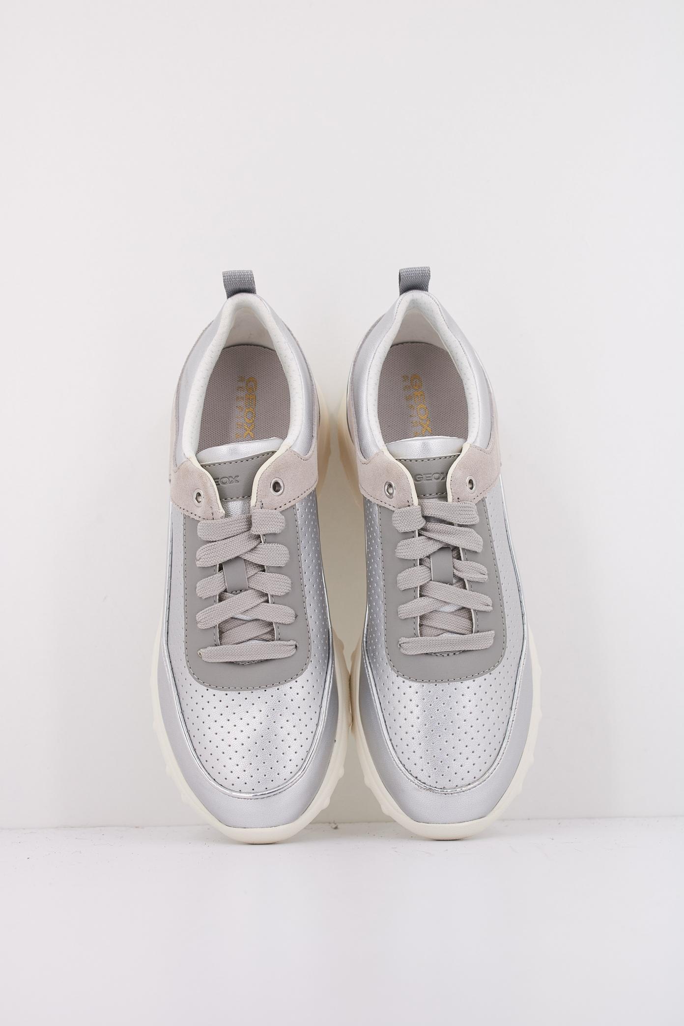 GEOX D ALLENIEE en color PLATA  (2)