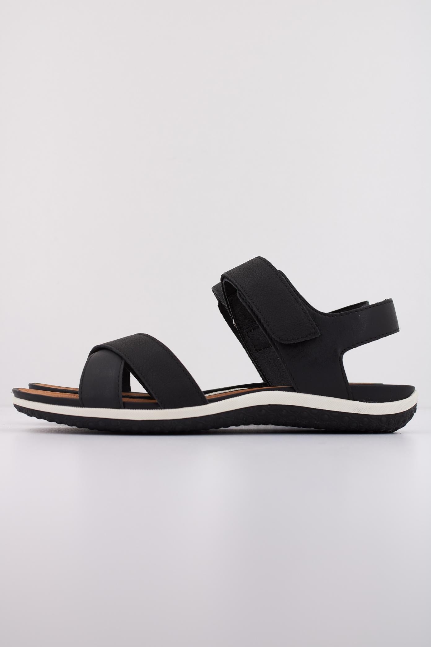 GEOX D SANDAL VEGA en color NEGRO  (1)
