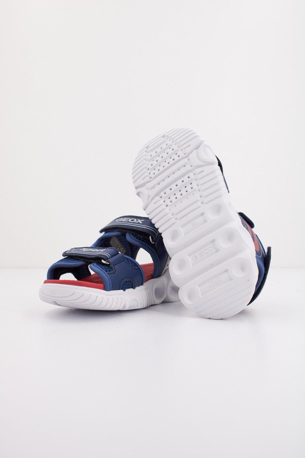 GEOX J SANDAL WROOM BOY en color AZUL  (4)