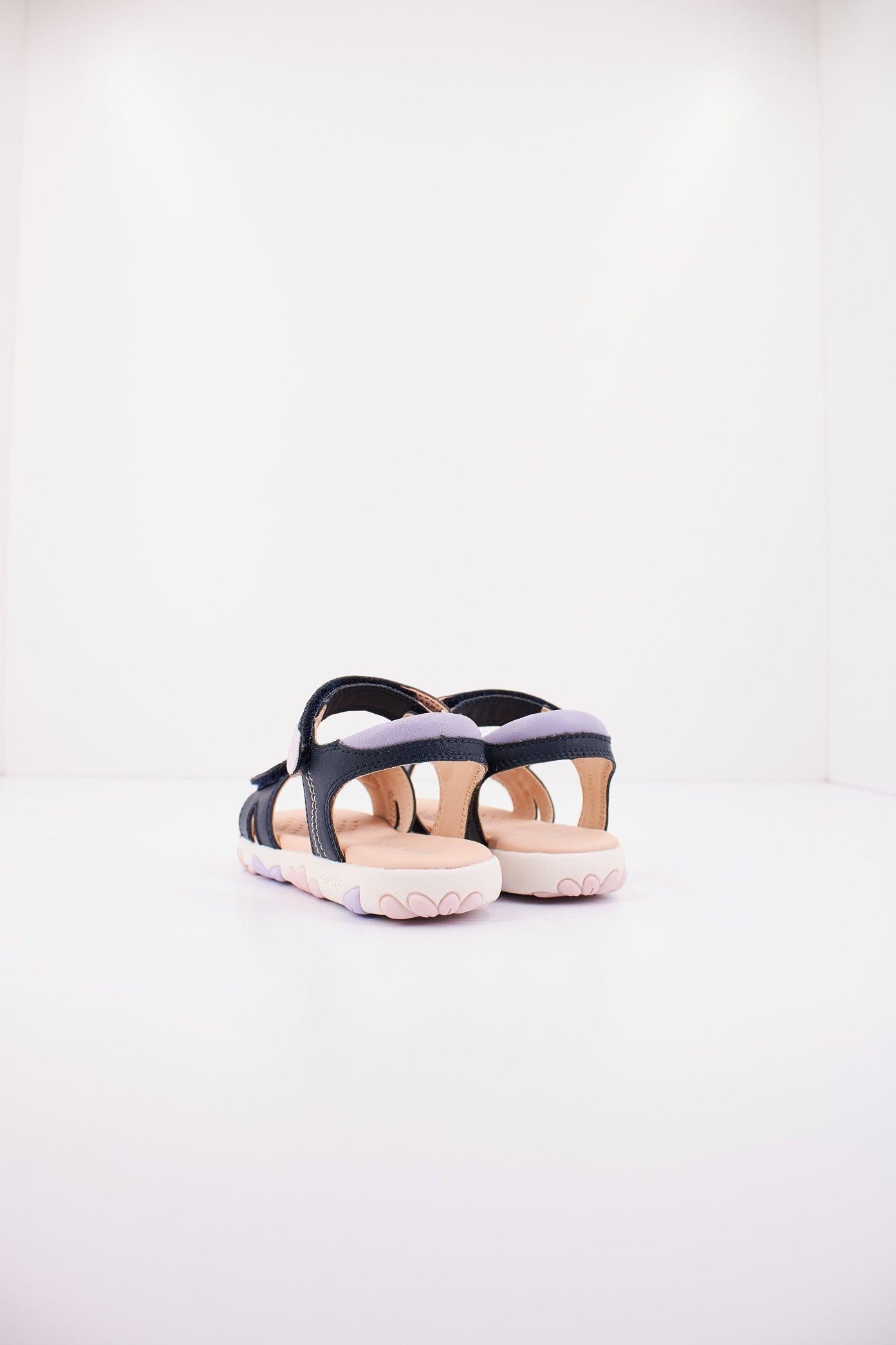 GEOX J SANDAL HAITI GIRL en color AZUL  (3)