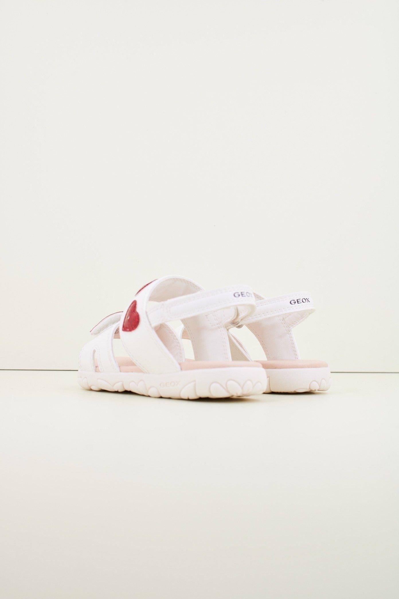 GEOX J SANDAL HAITI GIRL en color BLANCO  (3)