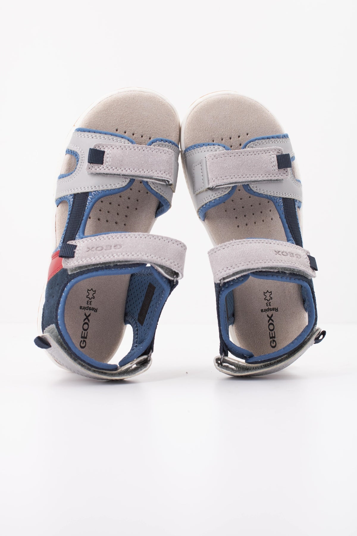 GEOX J SANDAL ALBEN BOY en color GRIS  (3)