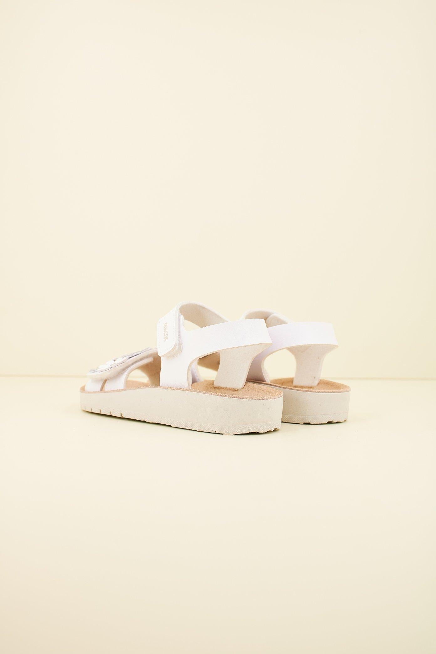 GEOX J SANDAL COSTAREI GI en color BLANCO  (3)