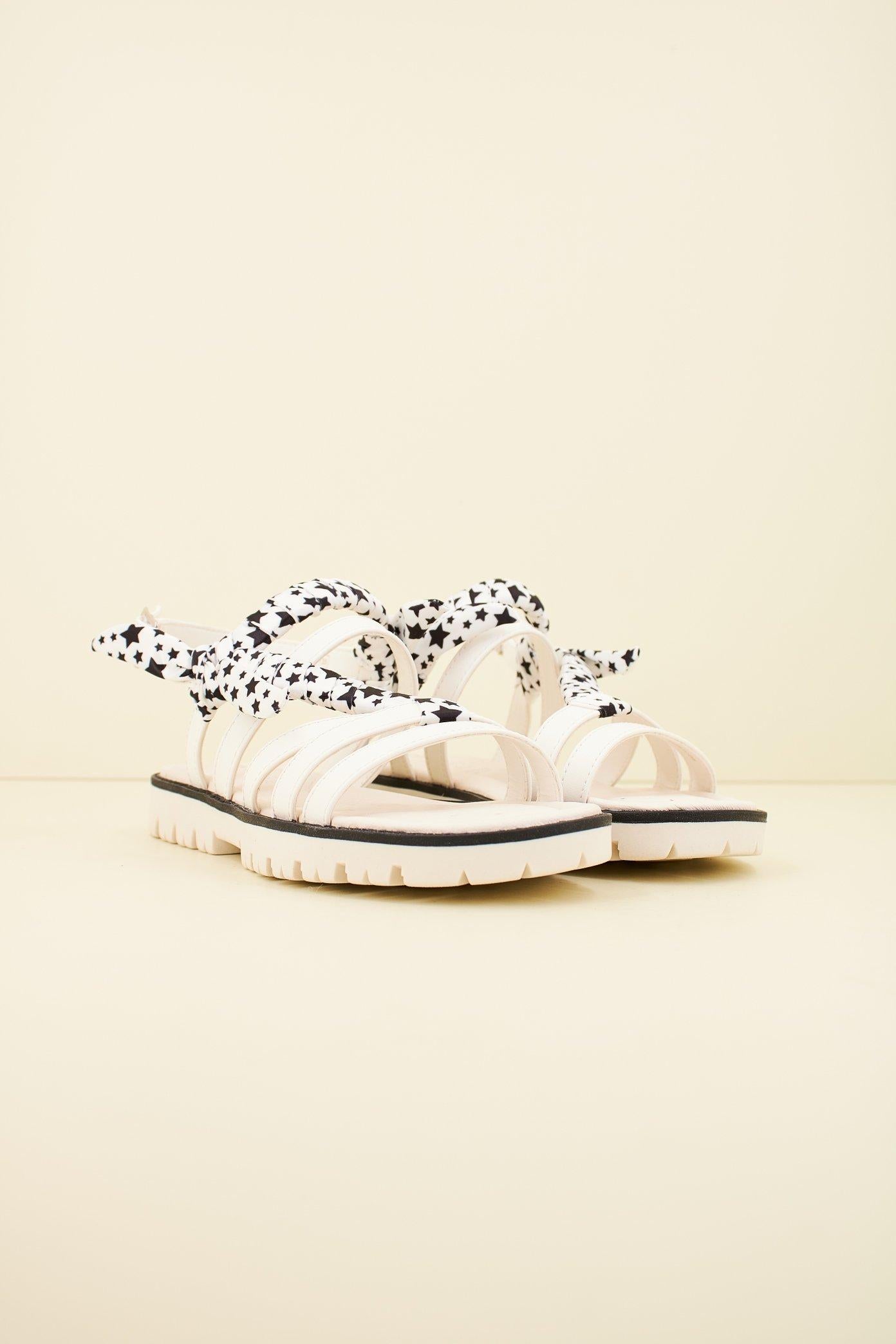 GEOX J SANDAL STARBLUSH G en color BLANCO  (2)