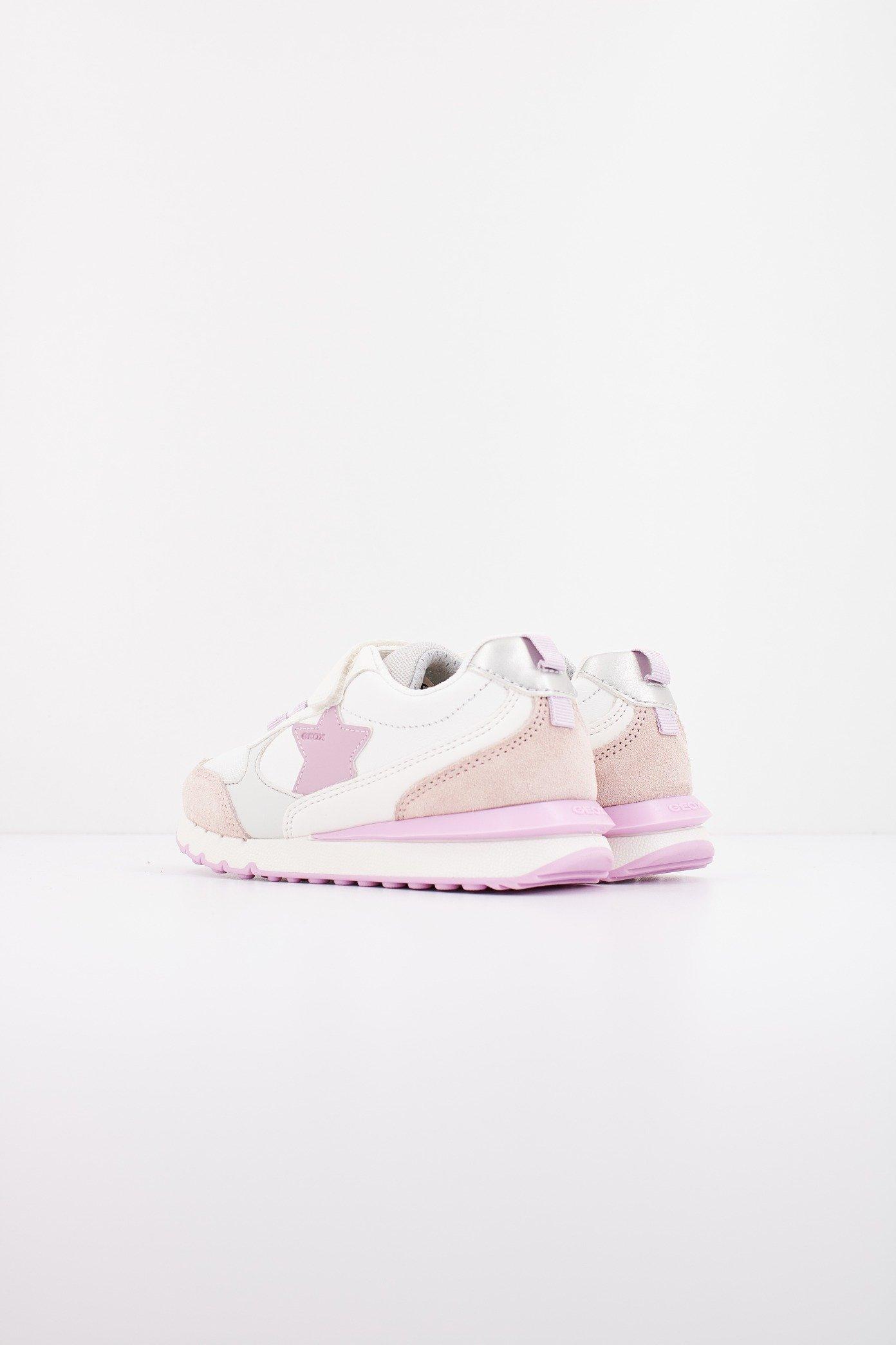 GEOX J FASTICS GIRL en color BLANCO  (3)