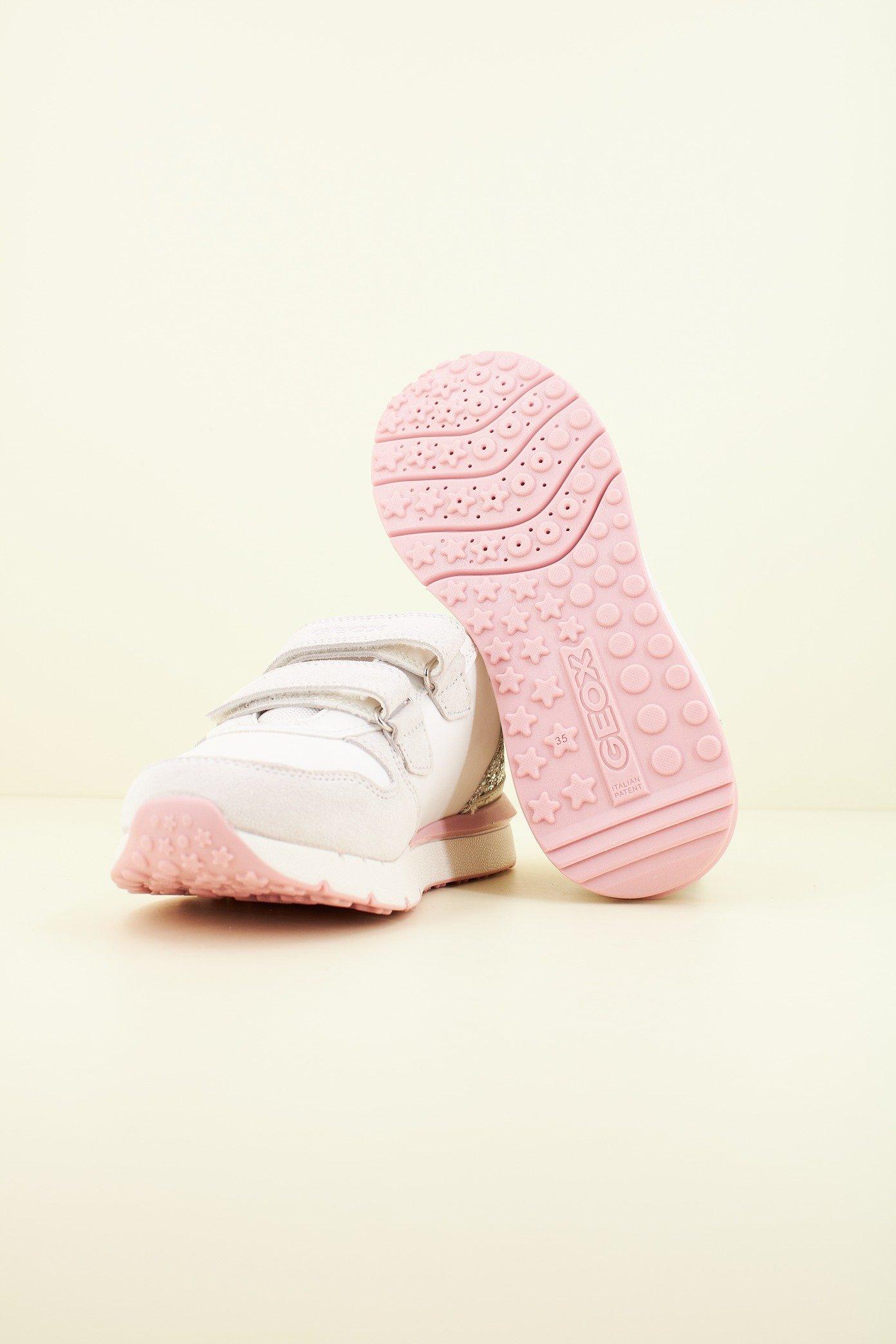 GEOX J FASTICS GIRL en color BLANCO  (4)