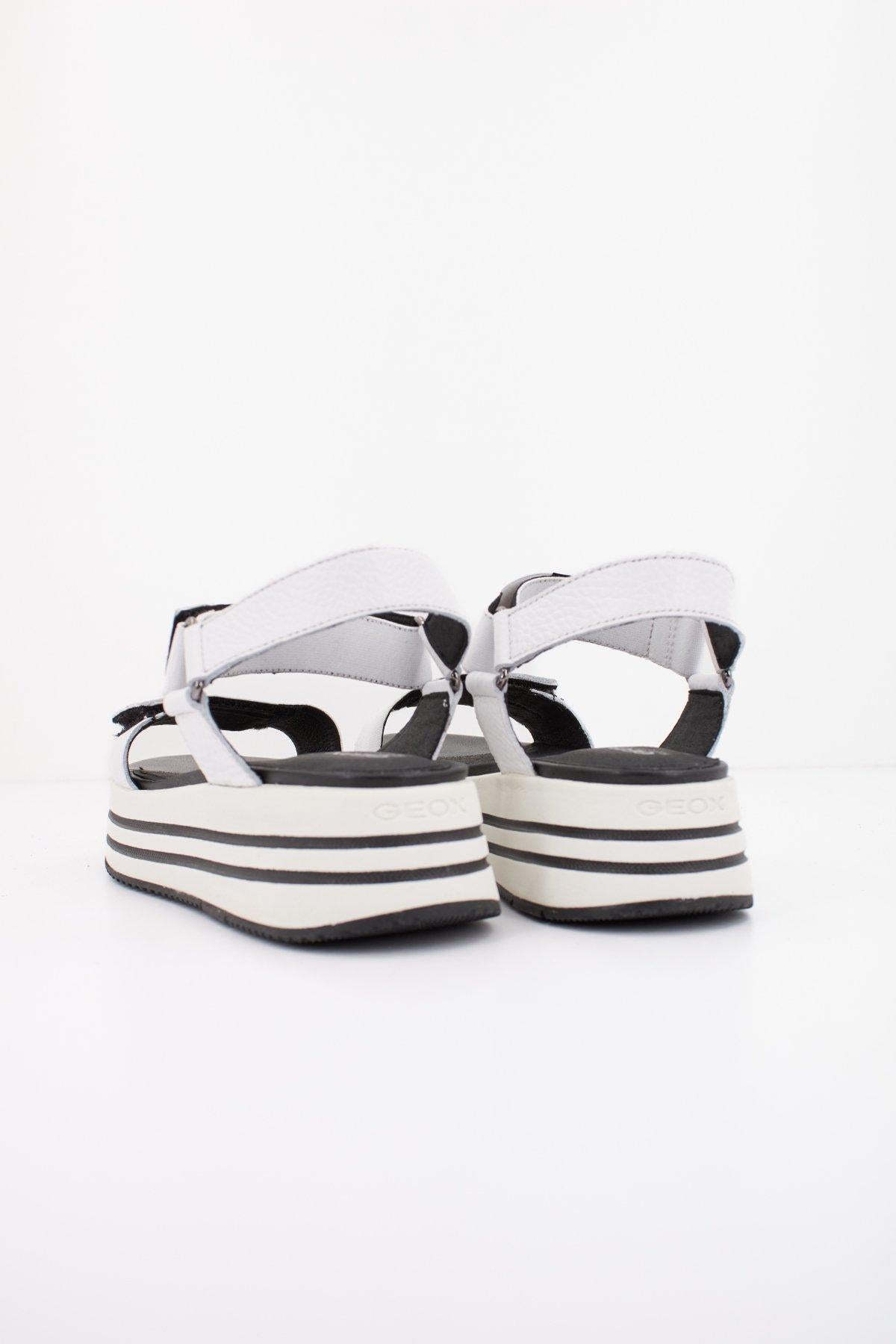 GEOX  D SANDAL KENCY en color BLANCO  (3)