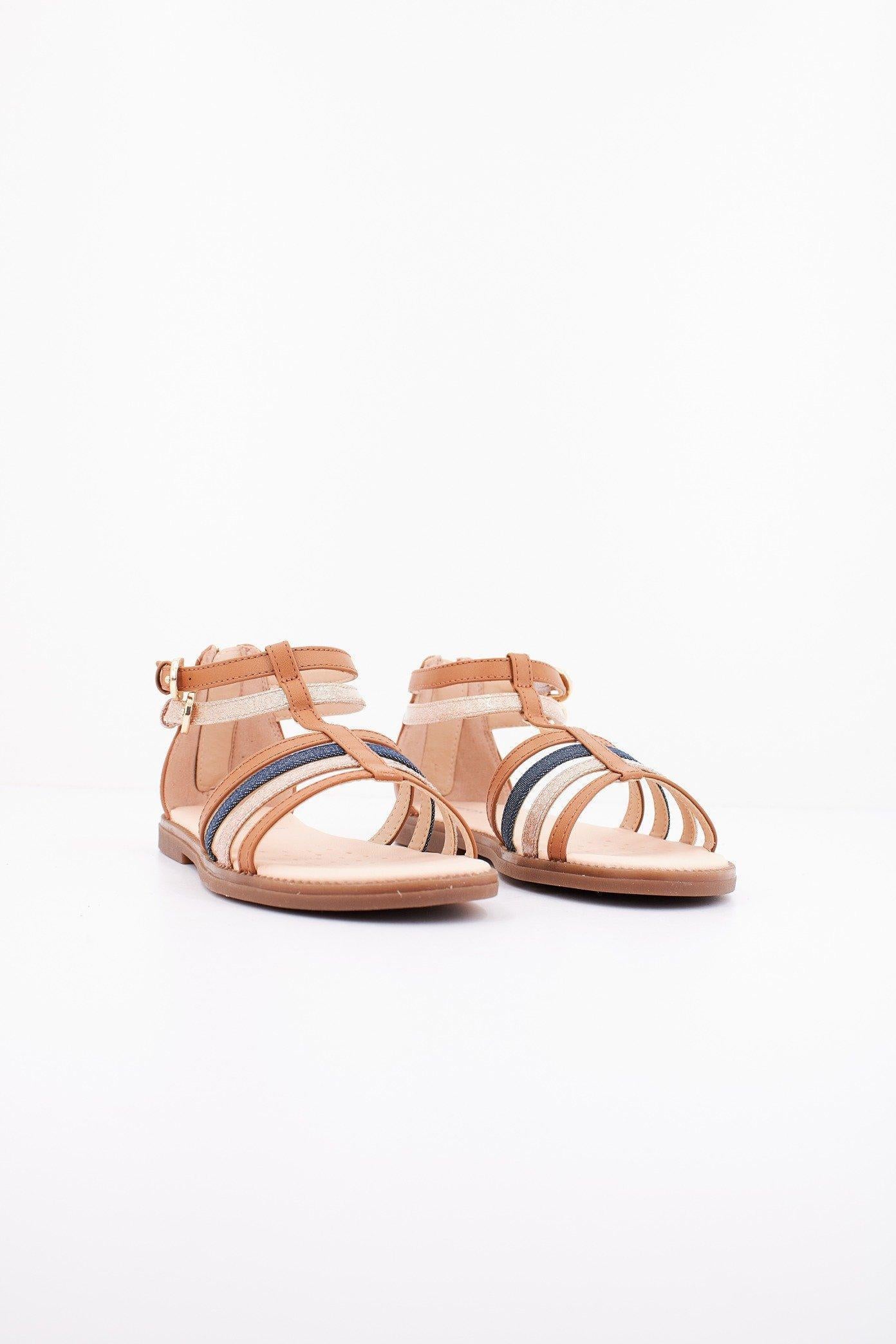 GEOX J SANDAL KARLY GIRL en color MARRON  (2)