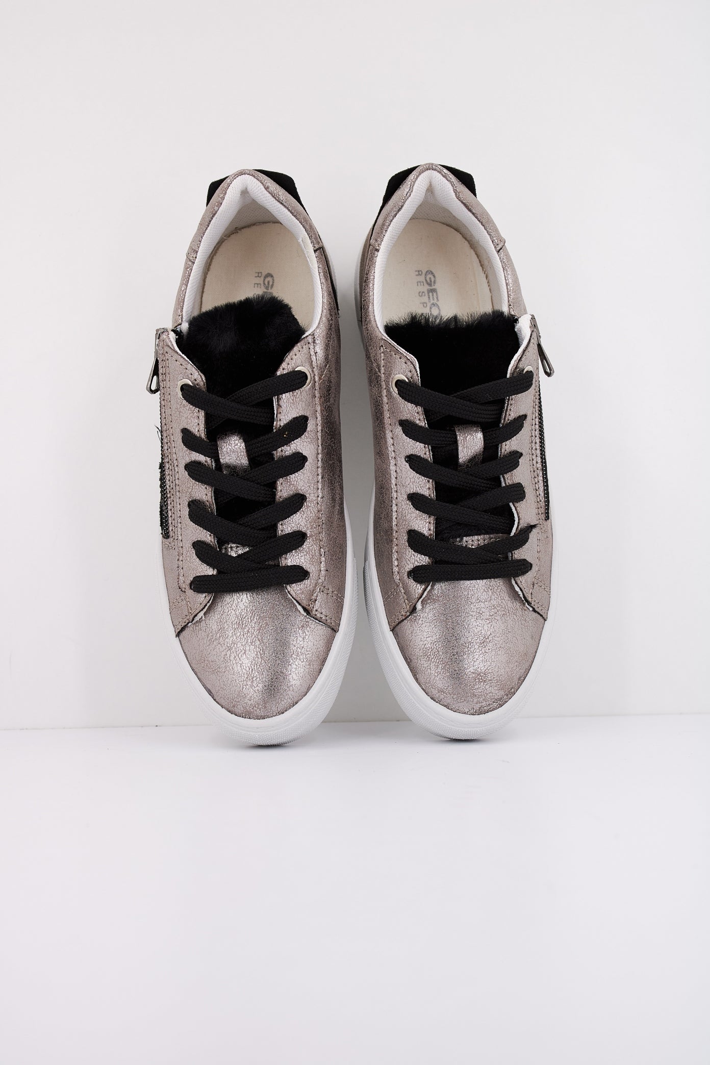 GEOX D CLAUDIN en color PLATA  (3)