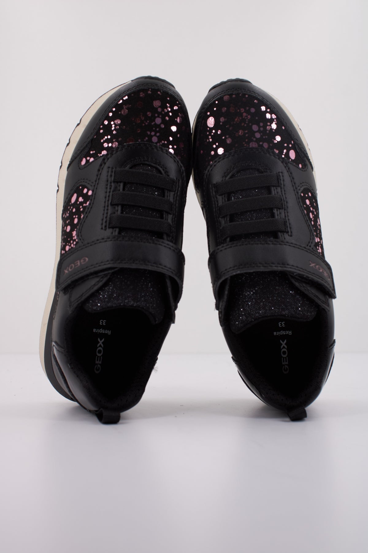 GEOX J FASTICS GIRL en color NEGRO  (3)