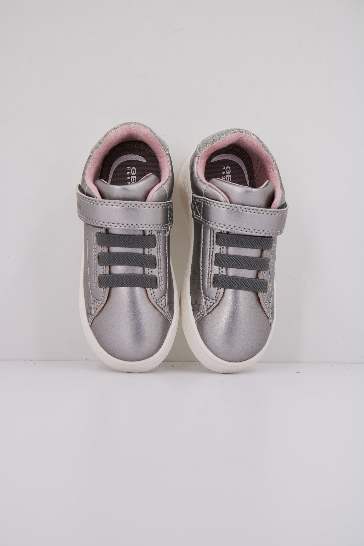 GEOX B ECLYPER en color PLATA  (3)