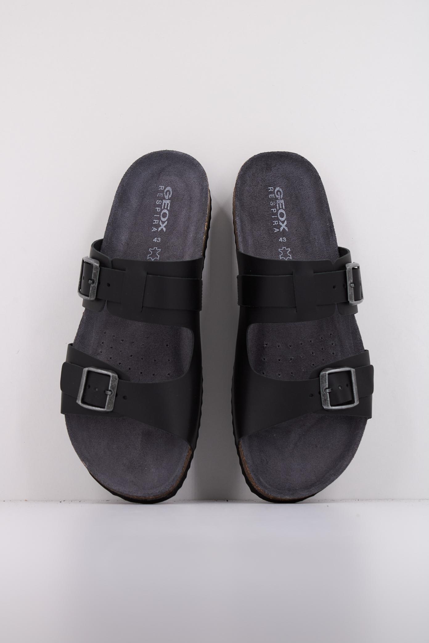 GEOX  U SANDAL GHITA en color NEGRO  (3)