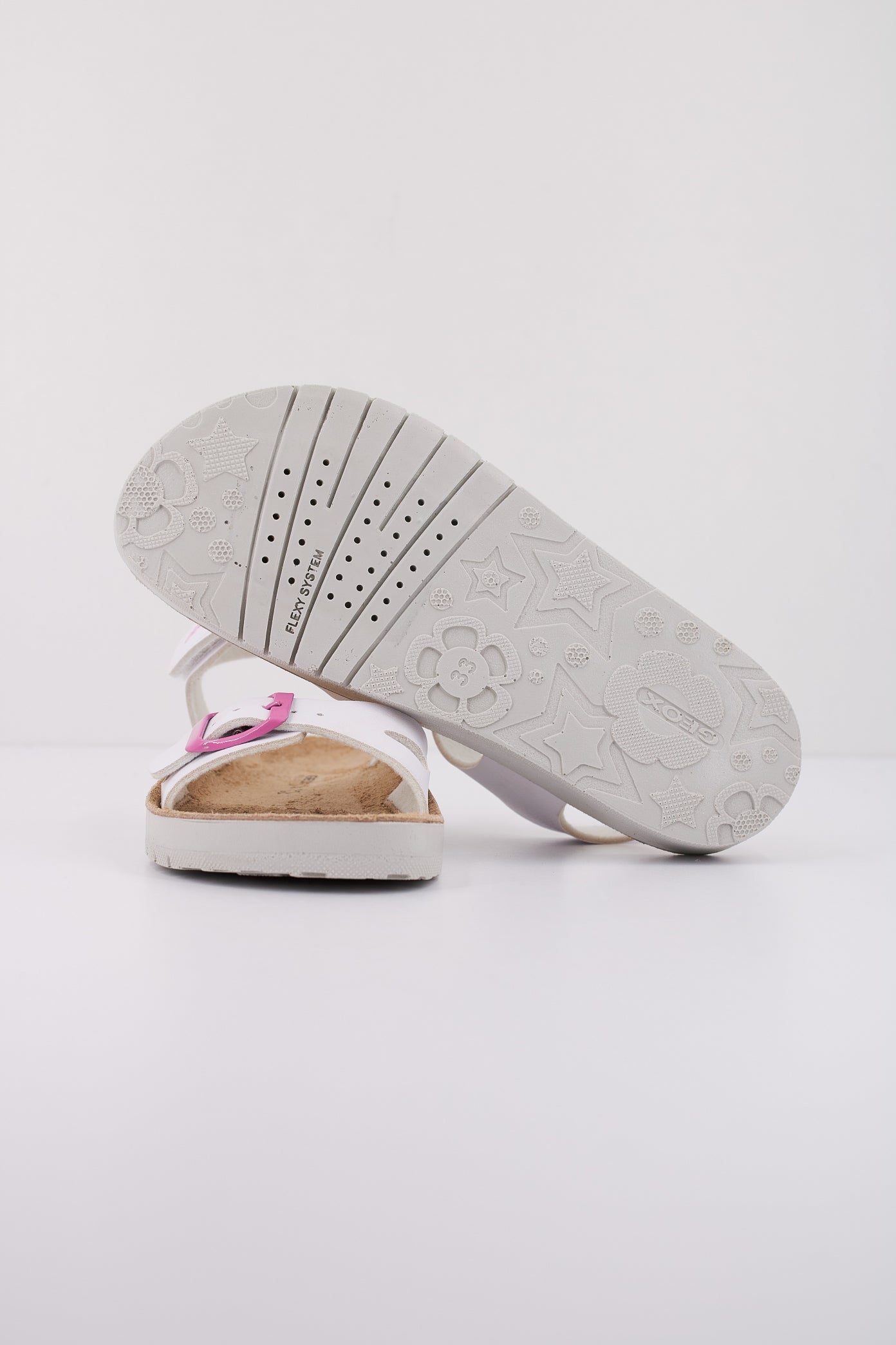 GEOX J SANDAL COSTAREI GI en color BLANCO  (5)