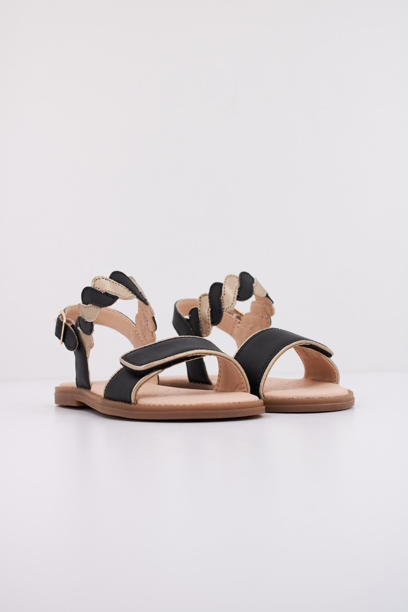GEOX J SANDAL KARLY GIRL en color NEGRO  (2)