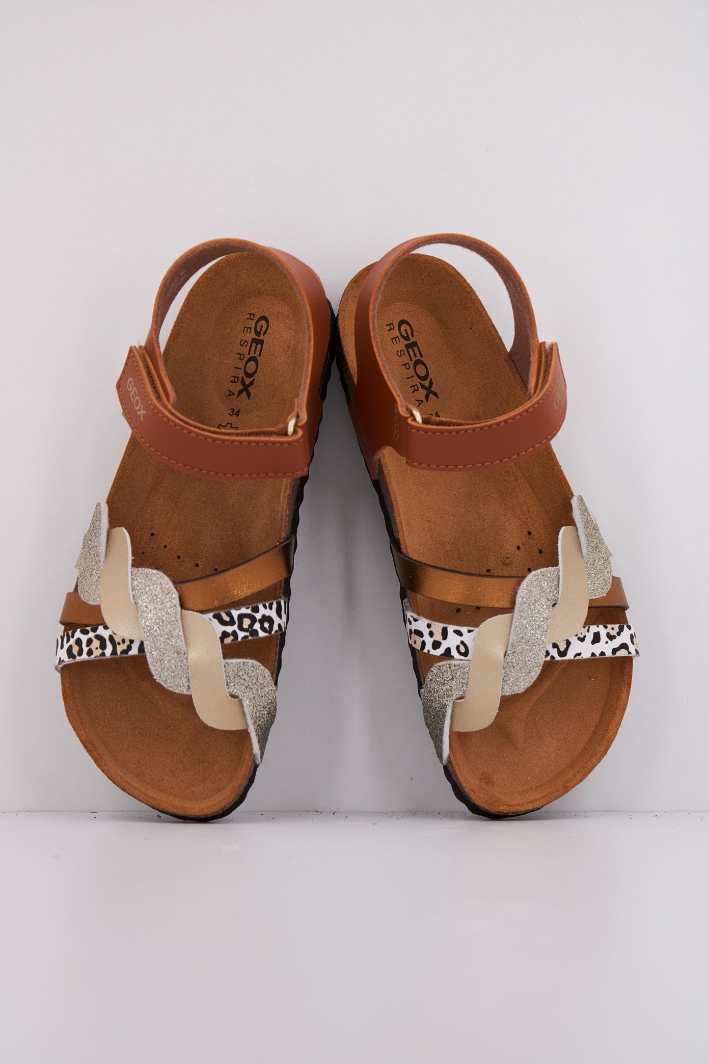 GEOX J ADRIEL GIRL en color ANIMAL PRINT  (3)