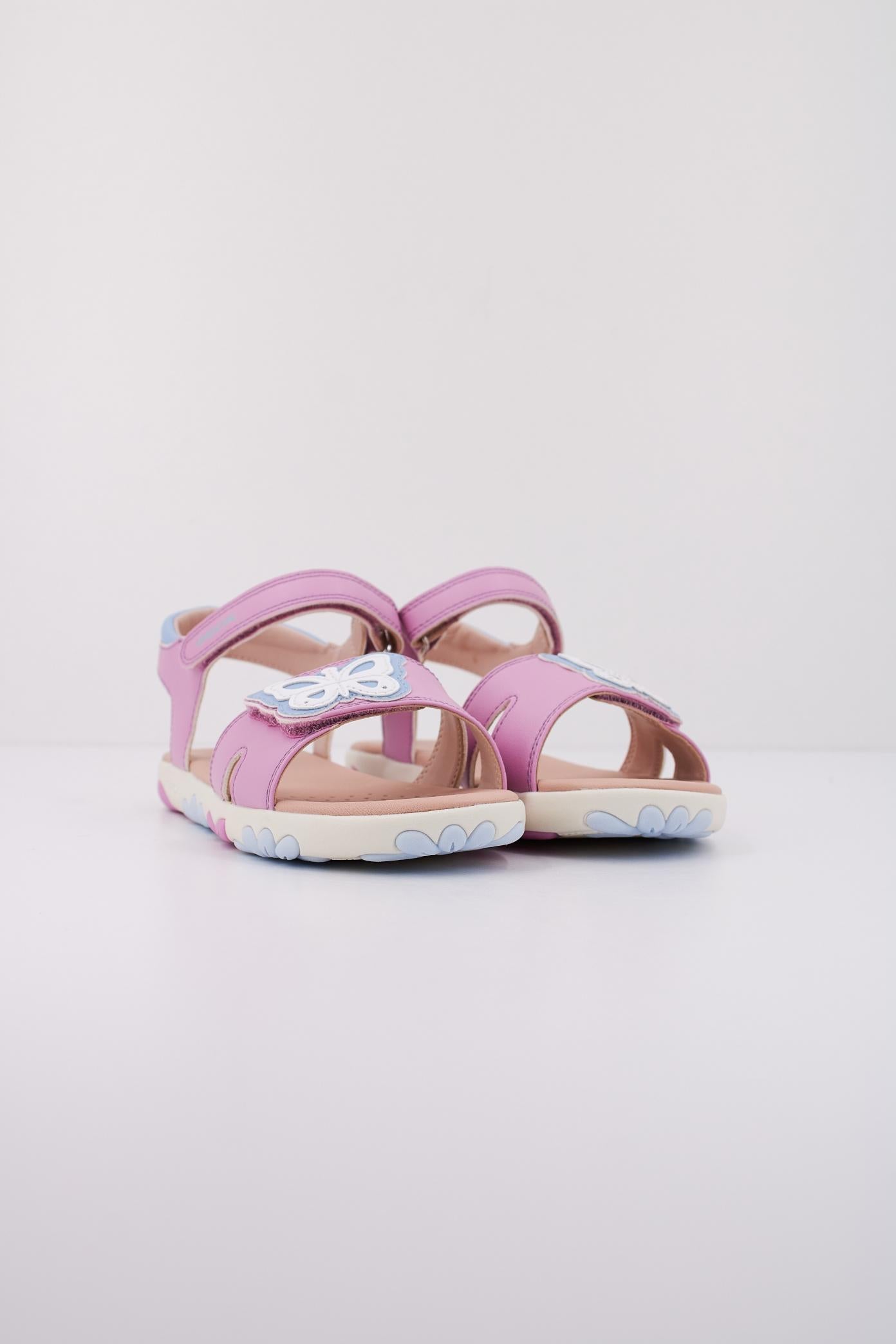 GEOX J SANDAL HAITI GIRL en color ROSA  (2)