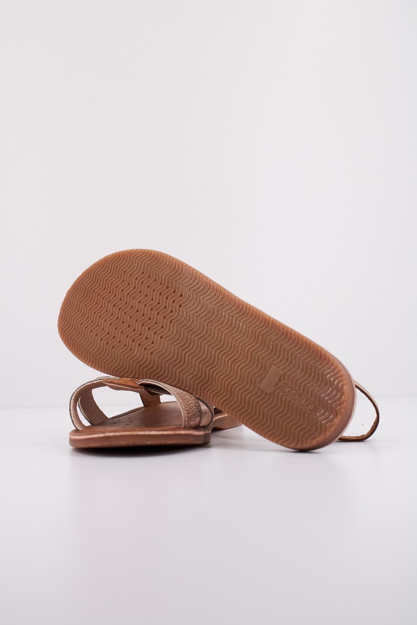 GEOX J SANDAL EOLIE GIRL en color MARRON CLARO  (5)