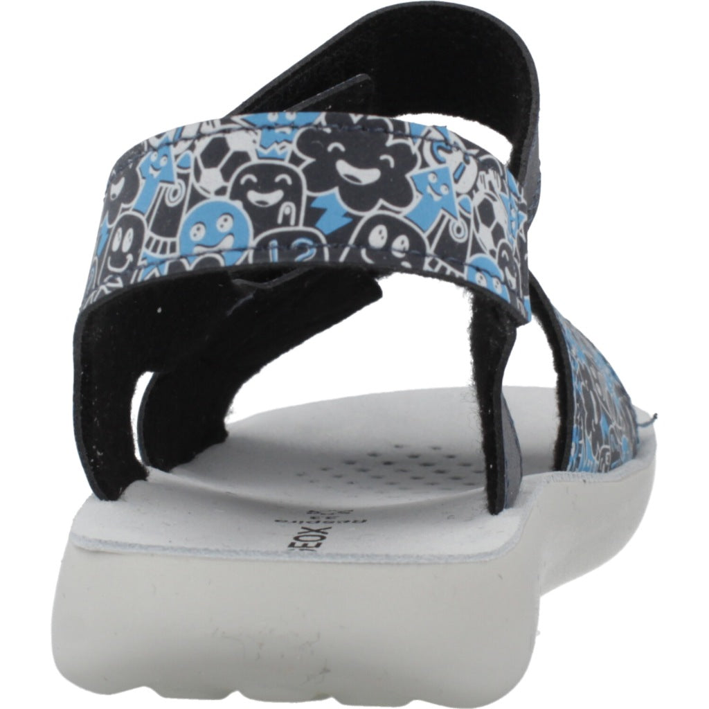 GEOX J SANDAL LIGHTFLOPPY en color AZUL  (3)