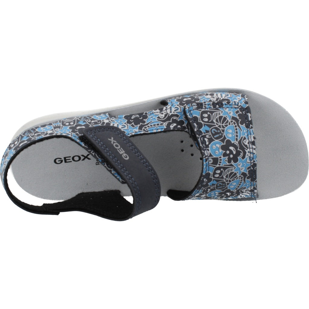 GEOX J SANDAL LIGHTFLOPPY en color AZUL  (7)