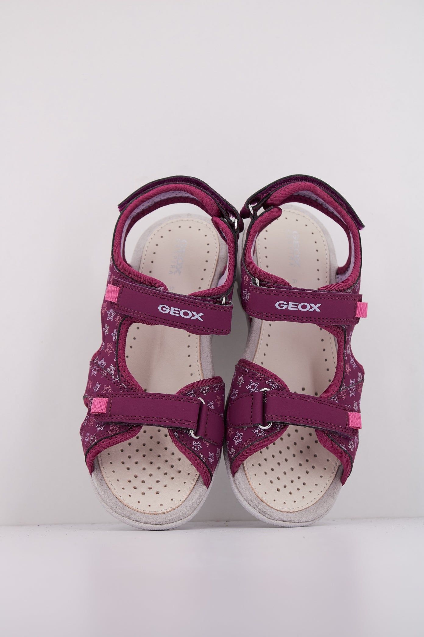 GEOX J SANDAL WHINBERRY G en color BURDEOS  (3)