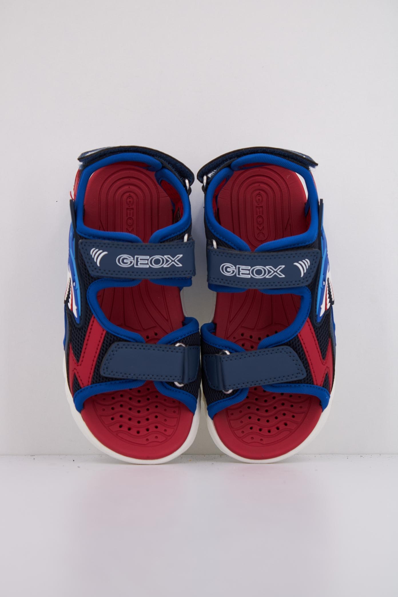 GEOX J SANDAL CIBERDRON B en color AZUL  (3)