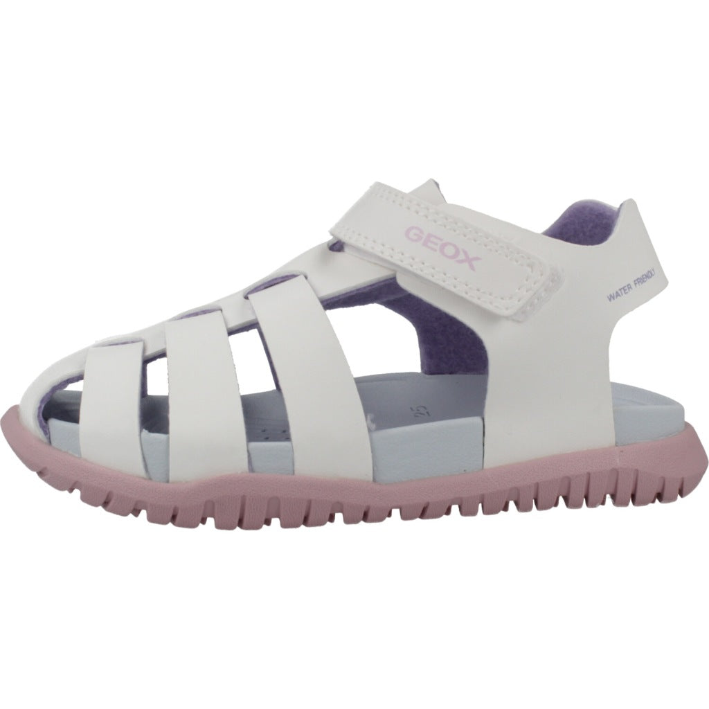 GEOX B SANDAL FUSBETTO GI en color BLANCO  (2)