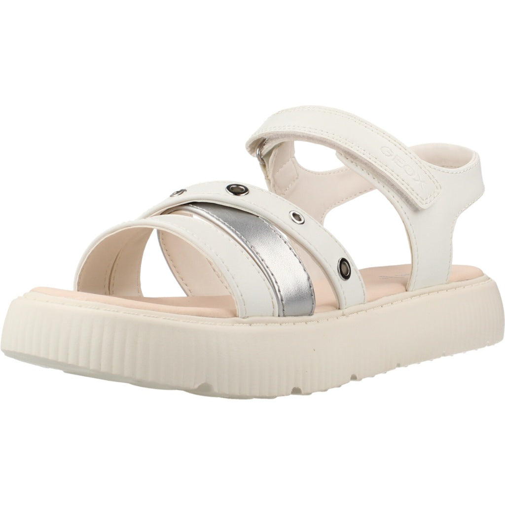 GEOX J SANDAL KODETTE GIR en color BLANCO  (1)