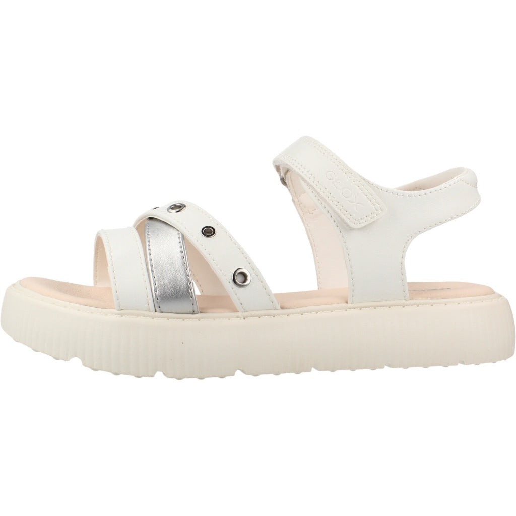 GEOX J SANDAL KODETTE GIR en color BLANCO  (2)