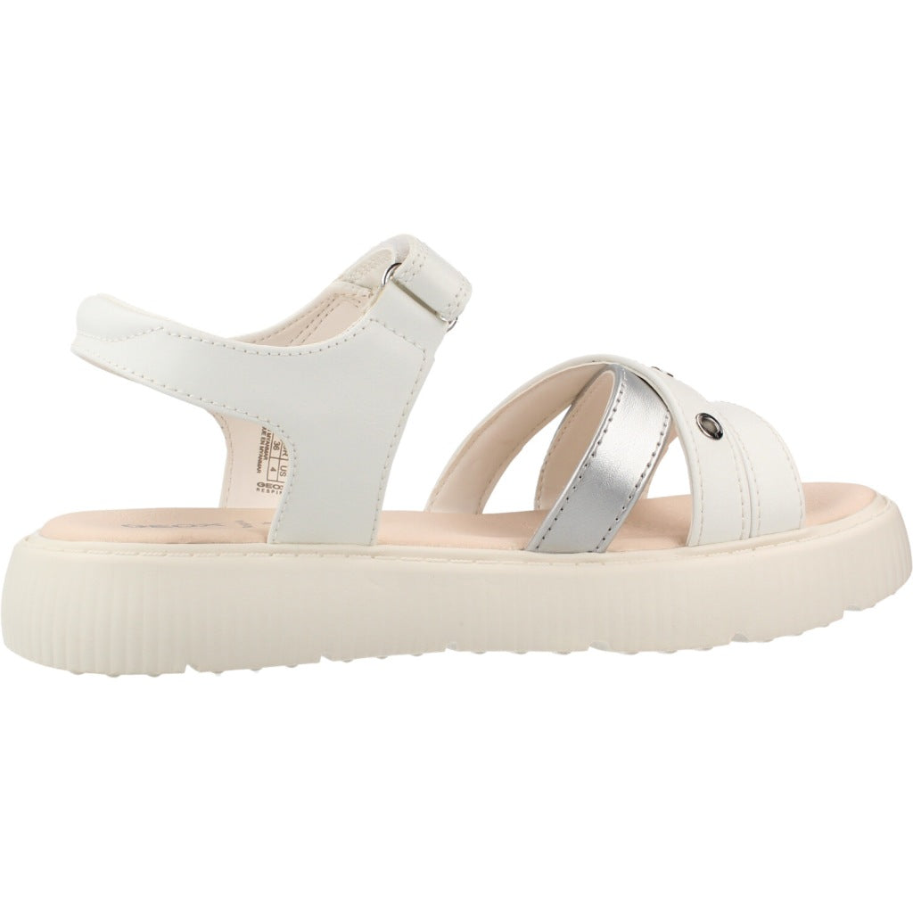 GEOX J SANDAL KODETTE GIR en color BLANCO  (4)