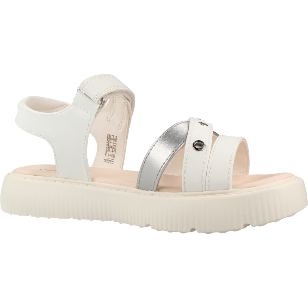 GEOX J SANDAL KODETTE GIR en color BLANCO  (5)