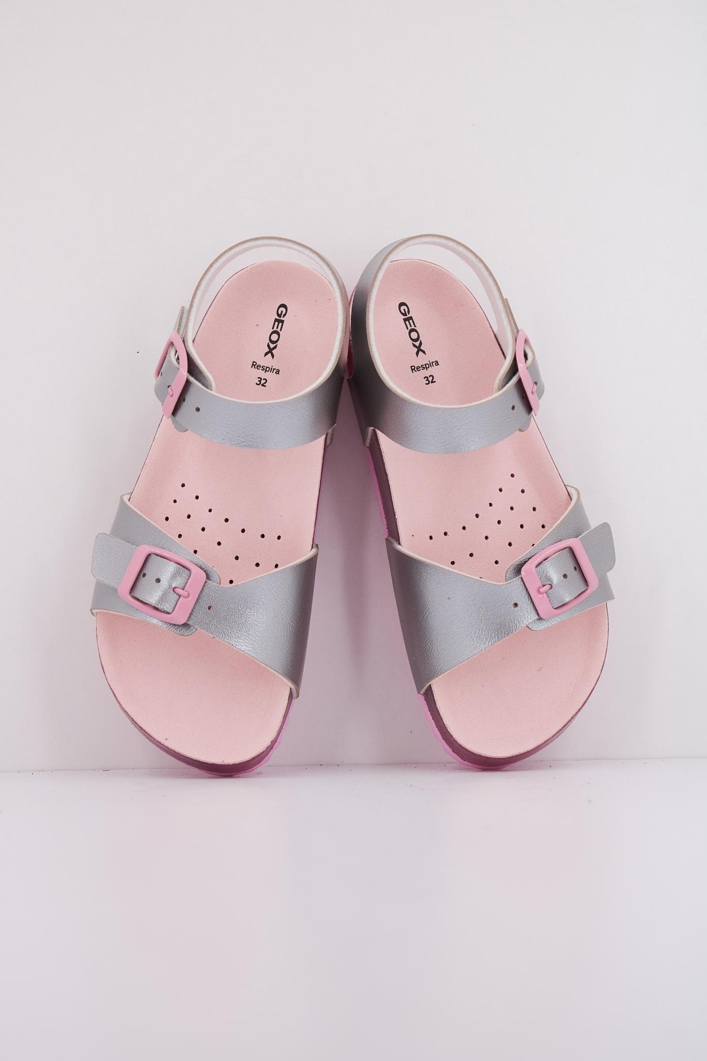 GEOX J ADRIEL GIRL en color GRIS  (3)