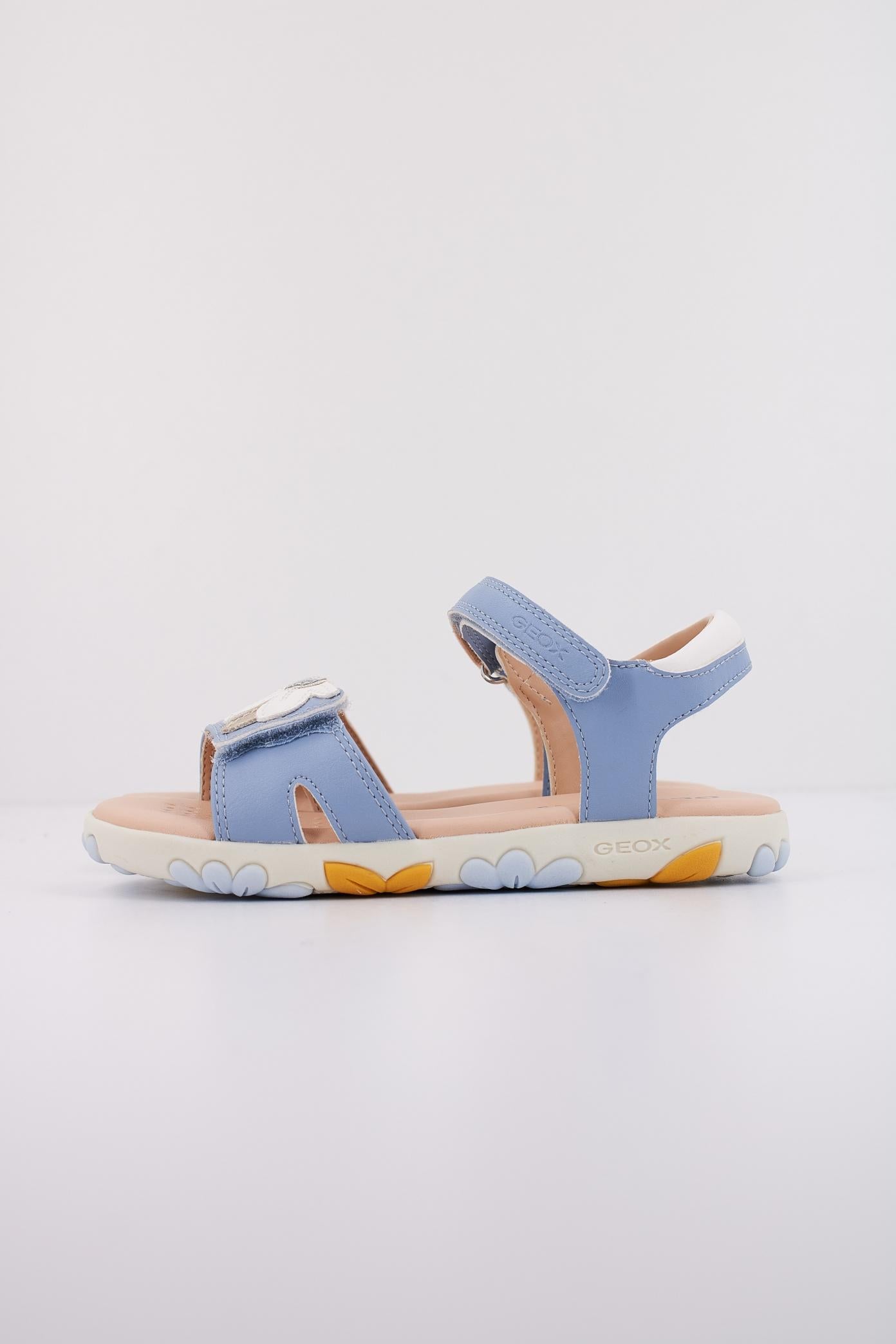 GEOX J SANDAL HAITI GIRL en color AZUL  (1)