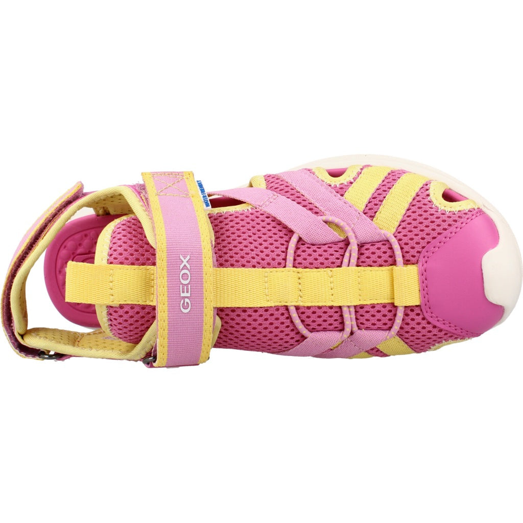 GEOX  J SANDAL AIRADYUM GI  en color ROSA  (7)